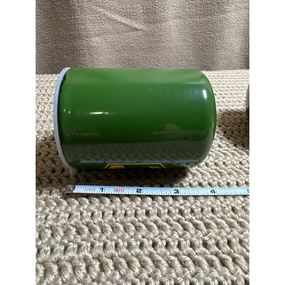 John Deere Salt and Pepper Shaker Set Green Quality Farm Equipment Mug Style